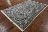 New Hand Knotted Authentic Nain Wool & Silk Persian Rug 6' 7" X 9' 10" - Golden Nile