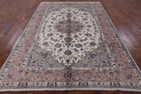 New Authentic Persian Kashan Wool Rug - 6' 7" X 9' 6" - Golden Nile