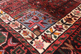 Black New Authentic Persian Hamadan Hand Knotted Rug - 5' 3" X 10' 9" - Golden Nile