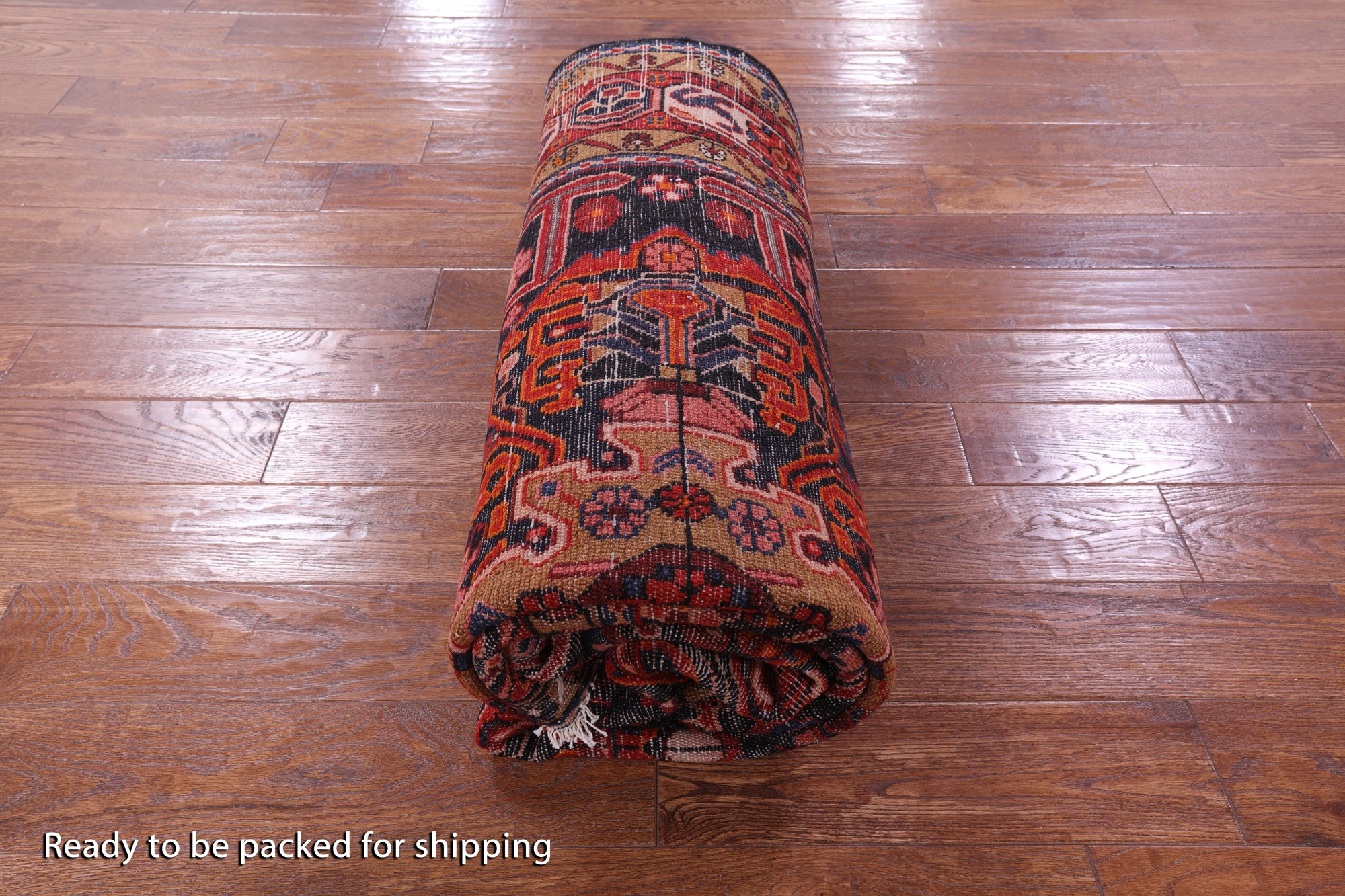 Black New Authentic Persian Nahavand Rug - 5' 3" X 10' 0" - Golden Nile