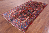 Black New Authentic Persian Nahavand Wool Rug - 5' 1" X 9' 11" - Golden Nile