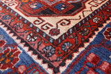 Black New Authentic Persian Nahavand Wool Rug - 5' 1" X 9' 11" - Golden Nile