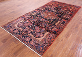 New Persian Authentic Nahavand Hand Knotted Rug - 5' 1" X 10' 2" - Golden Nile