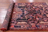 New Persian Authentic Nahavand Hand Knotted Rug - 5' 1" X 10' 2" - Golden Nile