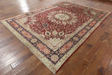 New Authentic Persian Tabriz Oriental Hnad Knotted Rug 8' 2" X 11' - Golden Nile