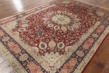 New Authentic Persian Tabriz Oriental Hnad Knotted Rug 8' 2" X 11' - Golden Nile