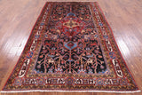 Authentic Persian Hamadan Area Rug - 5' 1" X 8' 8" - Golden Nile