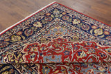 New Authentic Wool Persian Isfahan 7' 10" X 12' Rug - Golden Nile