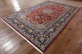 New Authentic Wool Persian Isfahan 7' 10" X 12' Rug - Golden Nile