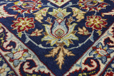 New Authentic Wool Persian Isfahan 7' 10" X 12' Rug - Golden Nile