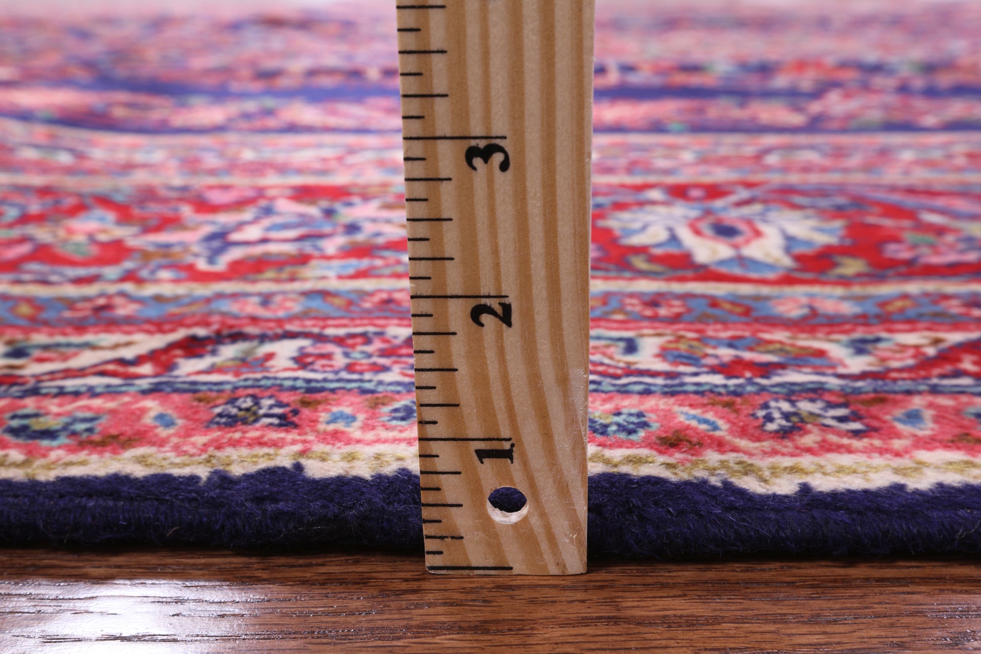 Blue New Authentic Persian Hamadan Hand Knotted Rug - 6' 11" X 10' 10" - Golden Nile