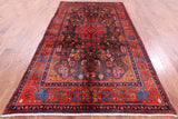 New Authentic Persian Nahavand Hand Knotted Rug - 5' 10" X 10' 0" - Golden Nile