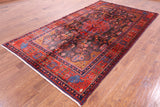New Authentic Persian Nahavand Hand Knotted Rug - 5' 10" X 10' 0" - Golden Nile