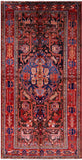 New Authentic Persian Nahavand Hand Knotted Rug - 5' 0" X 10' 1" - Golden Nile
