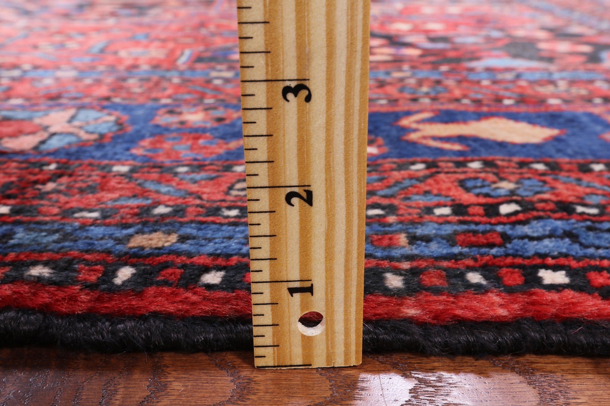 Black New Authentic Persian Nahavand Handmade Wool Rug - 5' 0" X 9' 5" - Golden Nile