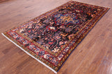 Black New Authentic Persian Nahavand Rug - 5' 2" X 9 11" - Golden Nile