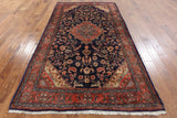 New 5' 3" X 9' 11" Authentic Hand Knotted Persian Nahavand Rug - Golden Nile