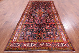 Black New Authentic Persian Nahavand Rug - 5' 8" X 11' 3" - Golden Nile