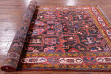 Black New Authentic Persian Nahavand Rug - 5' 8" X 11' 3" - Golden Nile