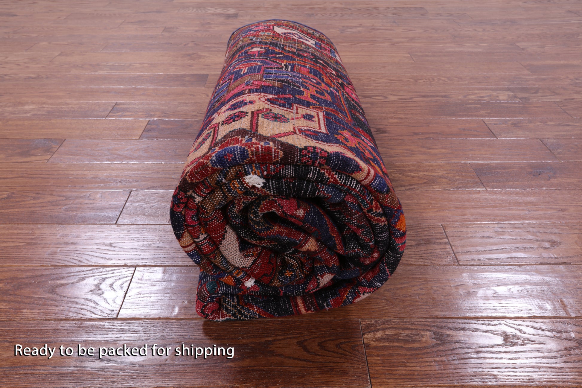 Black New Persian Nahavand Handmade Wool Rug - 5' 11" X 11' 3" - Golden Nile