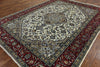 New Hand Knotted Authentic Persian Kashan Area Rug 8' 6" X 11' 3" - Golden Nile
