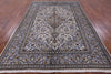 New Authentic Persian Kashan Hand Knotted Area Rug - 6' 7" X 9' 9" - Golden Nile