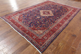 New Wool Authentic Persian Hamadan Rug 7' 1" X 10' 4" - Golden Nile
