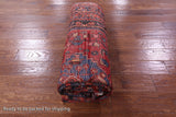 Black New Authentic Persian Nahavand Hand Knotted Wool Rug - 5' 6" X 10' 6" - Golden Nile