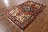 New Authentic Persian Nahavand Wool Rug 4' 11" X 8' - Golden Nile