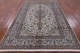 New Authentic Persian Kashan Rug - 6' 6" X 9' 9" - Golden Nile