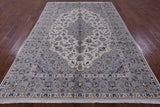 New Authentic Persian Kashan Rug - 6' 5" X 9' 11" - Golden Nile