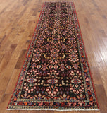 3' 5" X 12' 7" New Persian Hamadan Runner Hand Knotted Rug - Golden Nile