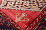 New Authentic Persian Hamadan Hand Knotted Runner Rug - 3' 6" X 13' 5" - Golden Nile