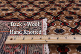 New Authentic Persian Hamadan Hand Knotted Runner Rug - 3' 6" X 13' 5" - Golden Nile