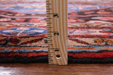Black New Authentic Nahavand Persian Rug - 5' 5" X 11' 7" - Golden Nile
