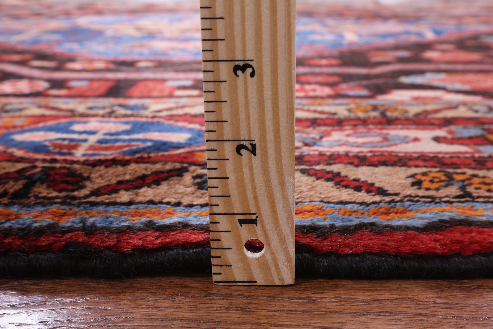 Black New Authentic Nahavand Persian Rug - 5' 5" X 11' 7" - Golden Nile