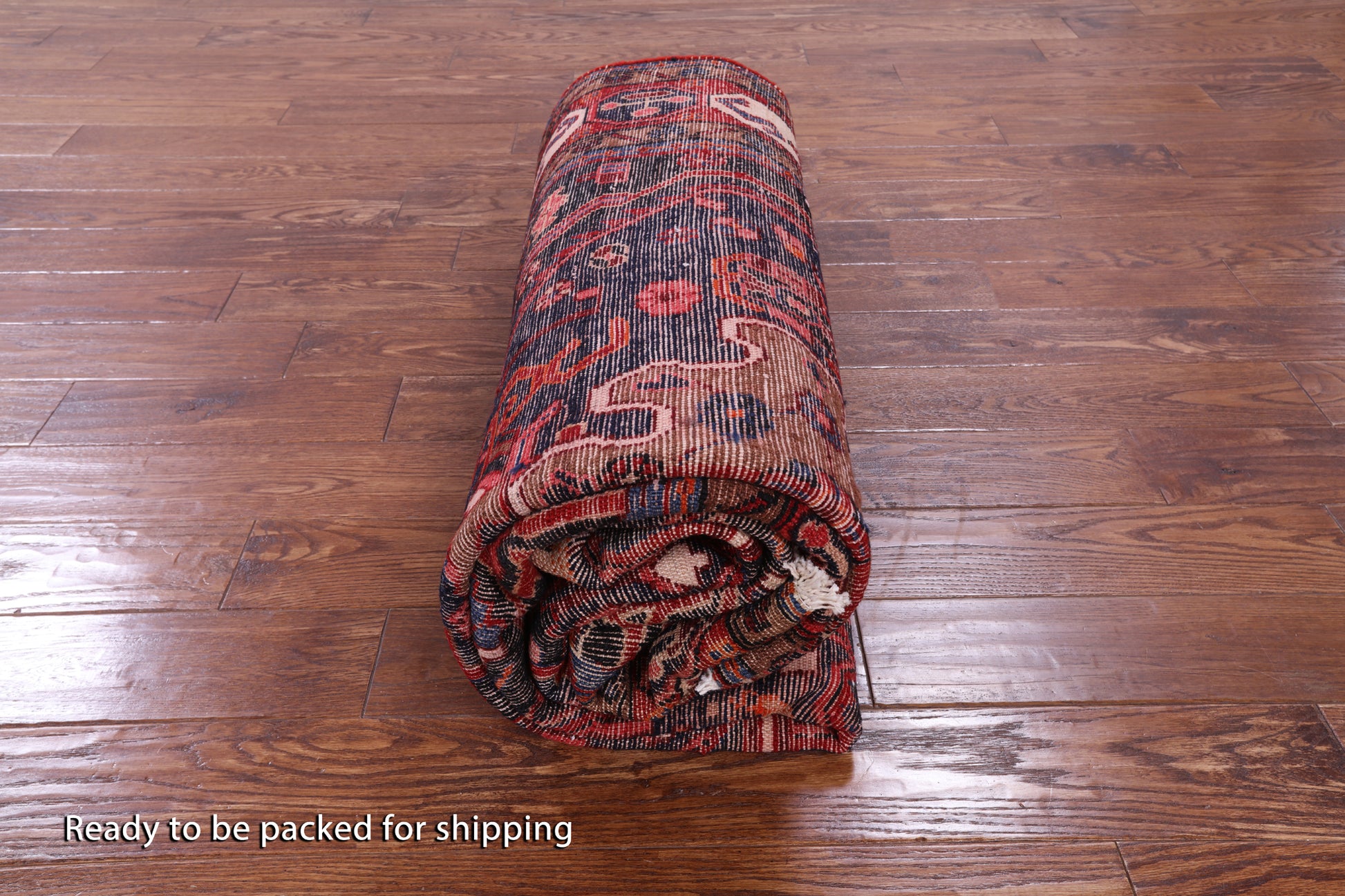 Black New Authentic Hand Knotted Persian Nahavand Rug - 5' 10" X 10' 9" - Golden Nile