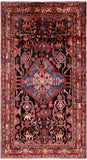 Black New Authentic Persian Nahavand Rug - 5' 3" X 9' 7" - Golden Nile