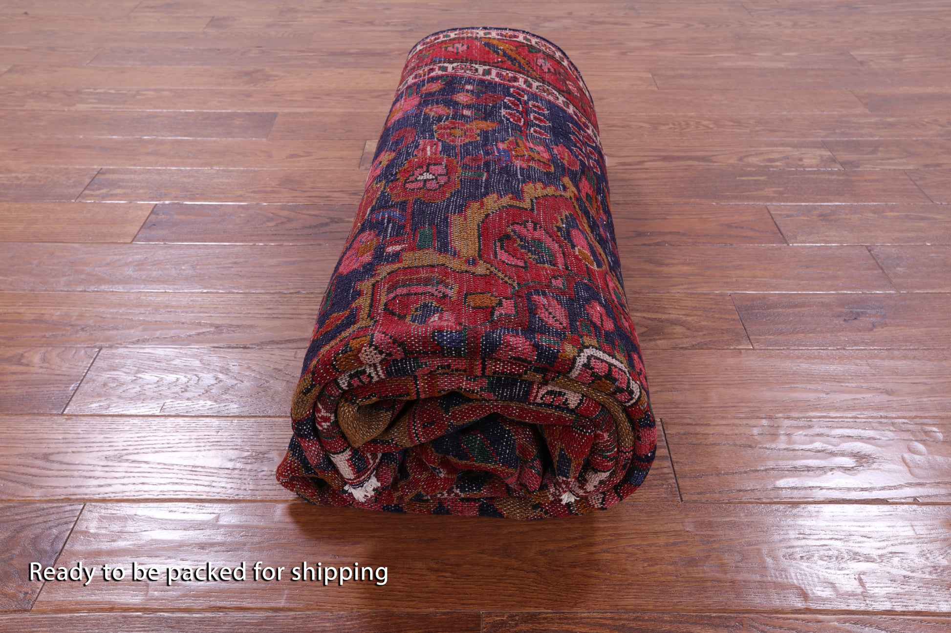 Blue New Authentic Persian Nahavand Rug - 5' 5" X 9' 8" - Golden Nile