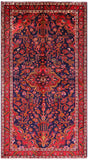 Blue New Authentic Persian Nahavand Rug - 5' 5" X 9' 8" - Golden Nile