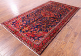 Blue New Authentic Persian Nahavand Rug - 5' 5" X 9' 8" - Golden Nile