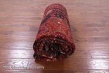 Black Hand Knotted New Authentic Persian Nahavand Wool Rug - 5' 7" X 11' - Golden Nile