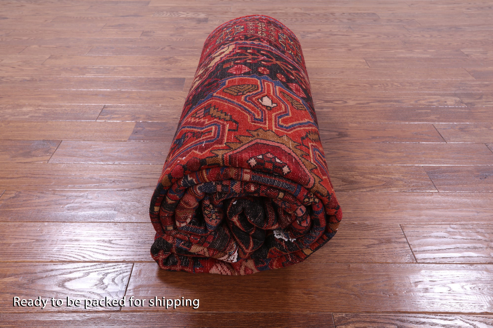 Black Hand Knotted New Authentic Persian Nahavand Wool Rug - 5' 7" X 11' - Golden Nile
