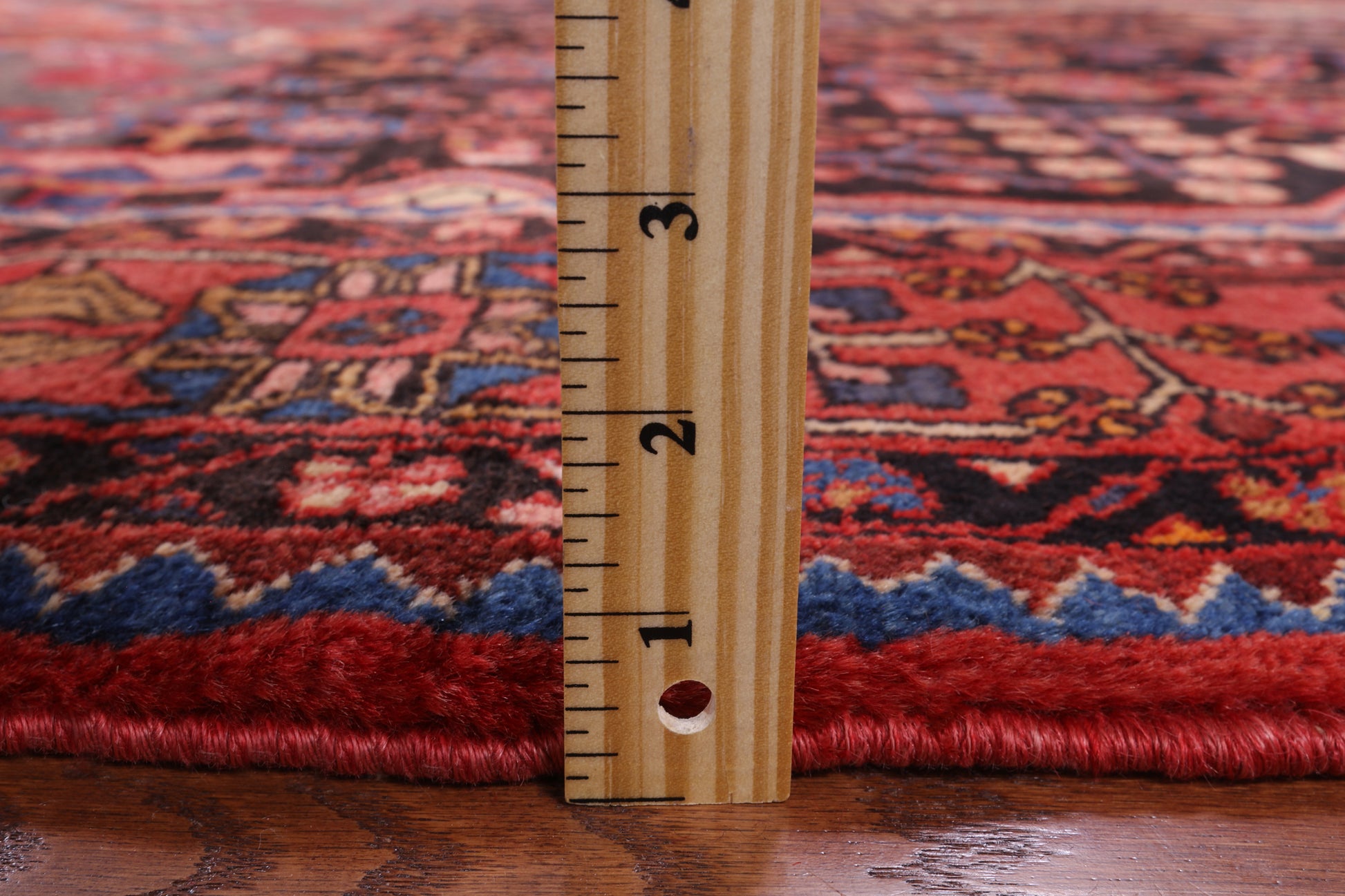 Black Hand Knotted New Authentic Persian Nahavand Wool Rug - 5' 7" X 11' - Golden Nile