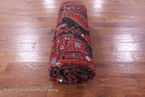 Black New Authentic Persian Nahavand Hand Knotted Rug - 5' 6" X 10' 0" - Golden Nile