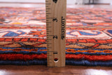 Black Handmade New Authentic Persian Hamadan Wool Rug - 5' 7" X 9' 9" - Golden Nile