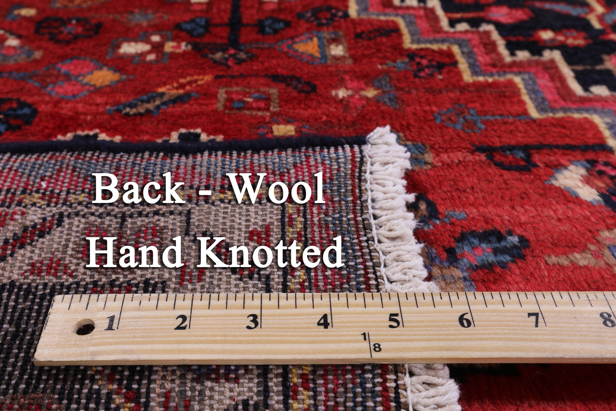 New Authentic Persian Nahavand Hand Knotted Rug - 5' 1" X 9' 0" - Golden Nile