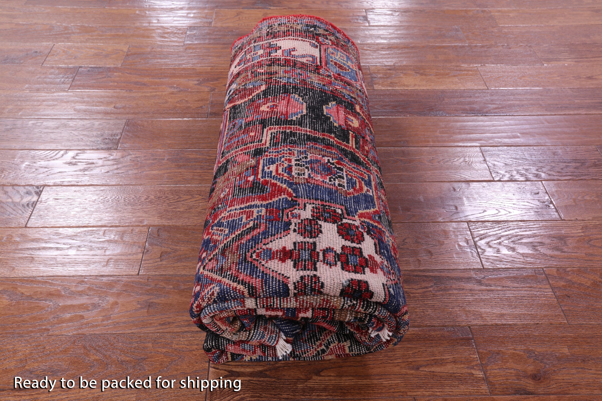 Black New Authentic Persian Nahavand Wool Rug - 5' 1" X 9' 4" - Golden Nile
