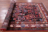 Black New Authentic Persian Nahavand Wool Rug - 5' 1" X 9' 4" - Golden Nile