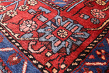 Black New Authentic Persian Nahavand Handmade Wool Rug - 5' 8" X 9' 10" - Golden Nile